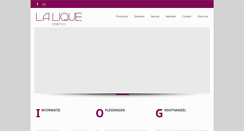 Desktop Screenshot of la-lique.nl